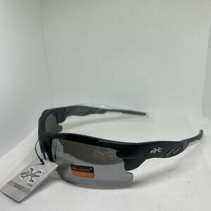 X-Loop Semi Rimless Wrap Mirrored Sunglasses